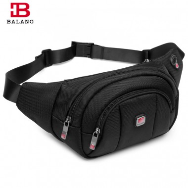 BALANG Waist Pack for Men Waist Bag Men Purse Casual Vintage Shoulder Bag Mobile Phone Case for Men's Travel Belt Wallets