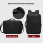 Ozuko Multi-functional Men Backpack Waterproof USB Charge Computer Backpacks 15Inch Laptop Bag Creative Student School Bags 2018