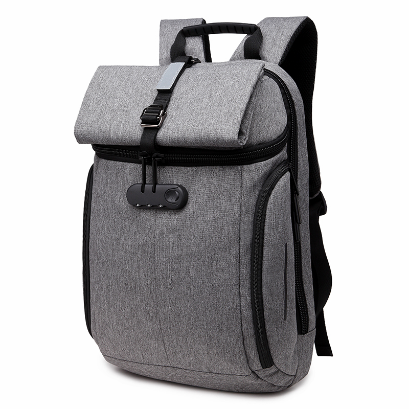 New OZUKO Waterproof Men Backpack Password Lock Laptop Bag Anti-theft ...