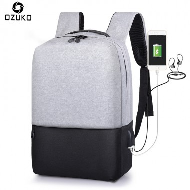 2018 New Fashion Student School Backpacks Bag for Teenagers Boys Girls Multifunction Travel Mochila USB Charging Laptop Backpack