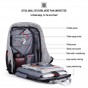 2018 OZUKO New Anti-thief USB Charging 15.6inch Laptop Backpack Women Men Business Backpack Casual Travel Student School Bags