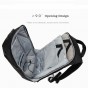 Ozuko Men Backpacks USB Charge Computer Backpack Password Lock 15.6Inch Laptop Bags Casual Three-dimensional Anti-theft Backpack