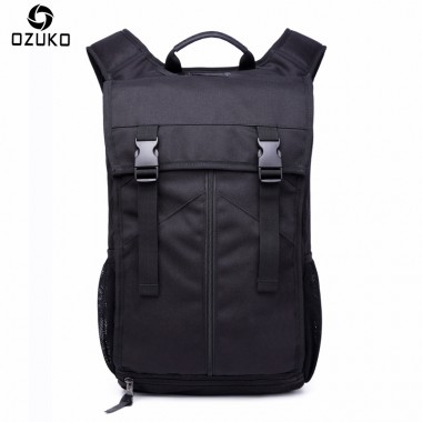 New OZUKO Men Backpack Multifunctional Fashion Casual 15/16 inch Laptop Backpack Waterproof Travel Bag Computer Bag School Bags