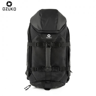 OZUKO 2018 New Large Capacity Travel Backpack Men's Multifunction USB Charging Laptop Backpack Waterproof Travel Male Mochila