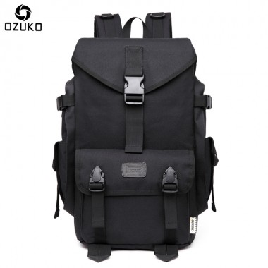 OZUKO Men's Travel Backpacks Waterproof Mochila Large Capacity Casual Backpack for 15.6 Inch Laptop Computer Bag School Backpack