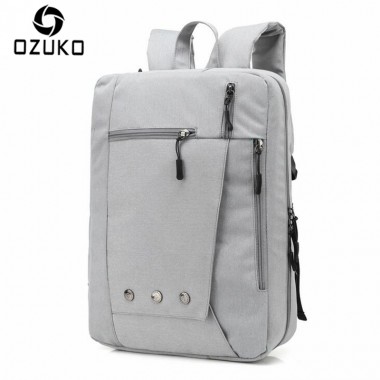 OZUKO Multifunction Shoulder Bag Men Backpacks Fashion Business Laptop Bags Waterproof Travel Mochila Male Schoolbags Teenager