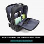 2018 Men's Business Backpacks 15.6 Inch Laptop Backpack USB Charging Black Casual School Bags Large Capacity Travel Male Mochila
