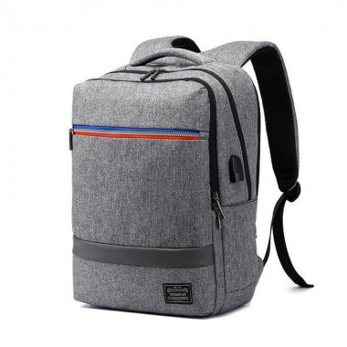 2018 Fshion Men Business Backpack Casual 15.6 Inch External USB Charge Laptop Computer Backpacks Anti-theft Mochila Travel Bag