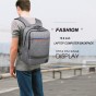 2018 Fshion Men Business Backpack Casual 15.6 Inch External USB Charge Laptop Computer Backpacks Anti-theft Mochila Travel Bag