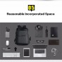 Kingsons Function Laptop Backpack Whit USB Cable Wear-resistant Man Business Dayback Women Travel Bag 15.6 inches School Bag