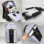 Kingsons KS3144W 15.6'' Men Women Laptop Backpack Whit Usb Cable Waterproof Wear-resistant Leisure Travel Shcool Bag Backpacks