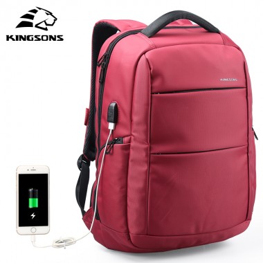 NEW Kingsons 15.6 inch Function Multi-functional Laptop Backpack Men Women's Travel Bag Business Leisure Backpack School Bags