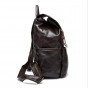 OZUKO 2018 Fashion Vintage Backpack Genuine Leather Men Bag High Quality Business Travel Backpack Laptop bag Casual Shoulder Bag