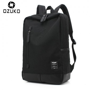OZUKO 2018 New Style Men's Canvas Backpack Fashion College Student Bag For Teenagers Male Laptop Mochila Casual Travel Rucksacks