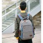 OZUKO New Canvas Men Backpacks USB Design for 15.6 inches Latop backpack Large Capacity Casual Travel Male Rucksack School Bags