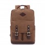 2018 OZUKO Men Canvas Backpack Vintage Fashion Rucksack Large-Capacity Travel Mochila 15 inch Laptop Backpack Srudent School Bag