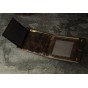 Original leather Men Designer Wallet Male Horizontal Fashion Business Credit Card Case Holder Zipper Wallet Purse With Snap 1003