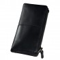 Original leather Men Brand Fashion Large Capacity Businee Card Case Holder Checkbook Snap Wallet Designer Purse Phone Case 1029