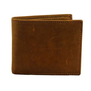 Men Crazy horse leather Short Horizontal Designer Handy Business Card Case Holder Fashion Simple Bifold Wallet Purse 1086-2