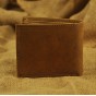 Men Crazy horse leather Short Horizontal Designer Handy Business Card Case Holder Fashion Simple Bifold Wallet Purse 1086-2