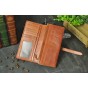 Quality Hot Sale Cattle Male Fashion Long Bifold Real Genuine leather Card Coin Holder Checkbook Zipper Wallet Purse