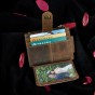 Cattle male Real leather Credit Card Case Bill Holder Magnet Money Clip Slim Handy Wallet Mini Front Pocket Purse For Men 1024