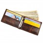 Top Quality New Cattle Men male vintage Brown crazy horse Real Genuine leather Cowhide Card Mini Handy Wallet Purse 273