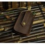 2016 New Top Quality Men Genuine Leather Vintage Brown Honda Smart Car Key Usb Flip Case Ring Cover Holder Wallet