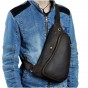Quality Men Crazy Horse Leather Casual Fashion Waist Pack Chest Sling Bag Design One Shoulder Crossbody Bag For Male 9976d