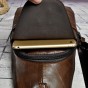 Men Wax Oil Leather Casual Fashion Waist Pack Chest Bag Design Sling Bag One Shoulder Bag Crossbody Bag Daypack For Male 196