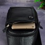 Men Genuine Leather Casual Fashion Waist Pack Chest Bag Design Sling Bag One Shoulder Bag Crossbody Bag For Male 8016