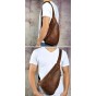 Quality Men Crazy Horse Leather Casual Waist Pack Chest Bag Sling Bag Design One Shoulder Bag Crossbody Bag For Male 9976