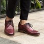 Men shoes luxury brand designer genuine leather formal wedding dress oxfords derby flats shoes Increase in height Leisure shoes