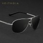 VEITHDIA Brand Classic Fashion Men's Sunglasses Polarized Mirror UV400 Lens Eyewear Accessories Sun Glasses For Men Women 2556