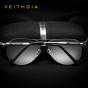 VEITHDIA Brand Designer Men's Sunglasses Polarized Mirror Lens Big Oversize Eyewear Accessories Sun Glasses For Men/Women  3562