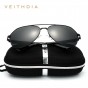 VEITHDIA Brand Designer Stainless Steel Men's Sunglasses Polarized Mirror Lens Eyewear Accessories Sun Glasses For Men 3559