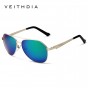 VEITHDIA Brand Designer Stainless Steel Men's Sunglasses Polarized Mirror Lens Eyewear Accessories Sun Glasses For Men 3559