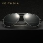 VEITHDIA Fashion Brand Fashion Unisex Sun Glasses Polarized Coating Mirror Sunglasses Oculos Male Eyewear For Men/Women 3360