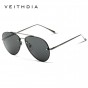 VEITHDIA Brand Rimless Fashion Unisex Sun Glasses Polarized Coating Mirror Sunglasses Oculos Male Eyewear For Men/Women 3811
