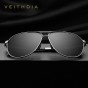 VEITHDIA Brand Classic Men's Vintage Sunglasses Polarized UV400 Lens Eyewear Accessories Male Sun Glasses For Men/Women V3028