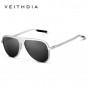 VEITHDIA Brand Mens Aluminum Magnesium Sunglasses Polarized UV400 Lens Eyewear Accessories Male Sun Glasses For Men/Women V6880
