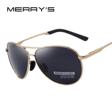 MERRY'S Fashion Men's UV400 Polarized Sunglasses Men Driving Shield Eyewear Sun Glasses