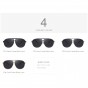 MERRY'S Men Classic Brand Sunglasses HD Polarized Aluminum Sun glasses EMI Defending Coating Lens Driving Shades S'8611