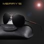 MERRY'S Men Classic Aviation Sun glasses HD Polarized Luxury Aluminum Driving Sun glasses S'8718