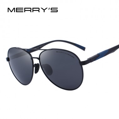 MERRY'S DESIGN Men Classic Polarized Sunglasses Aluminum Pilot Sunglasses UV400 Protection S'8155