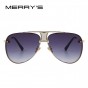 MERRY'S 2017 New Arrival Women/Men Classic Brand Designer Pilot Sunglasses 100% UV Protection S'8111