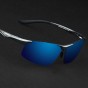VEITHDIA Brand Aluminum Magnesium Polarized Mens Sunglasses Sun glasses Night Blue/red Mirror Male Oculos Eyewear For Men 6502
