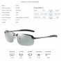 2018 Ray HD Brand New Designer Photochromic Sunglasses Men Fashion Vintage Polarized Discoloration Points Driving Fishing