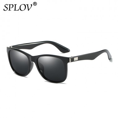 SPLOV 2018 New Fashion Square Polarized Sunglasses Vintage Men Women Brand Designer Mirrored Sun Glasses Classic Gafas De Sol