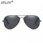 SPLOV Polarized Aviator Sunglasses Classic Men Women Brand Designer Coating Pilot Sun Glasses Double Beam Glasses De Sol